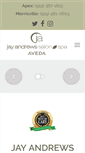 Mobile Screenshot of jayandrewssalonspa.com